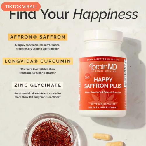 Saffron+ MoodLift | Clinically Studied Saffron for Mood, Focus & Emotional Balance